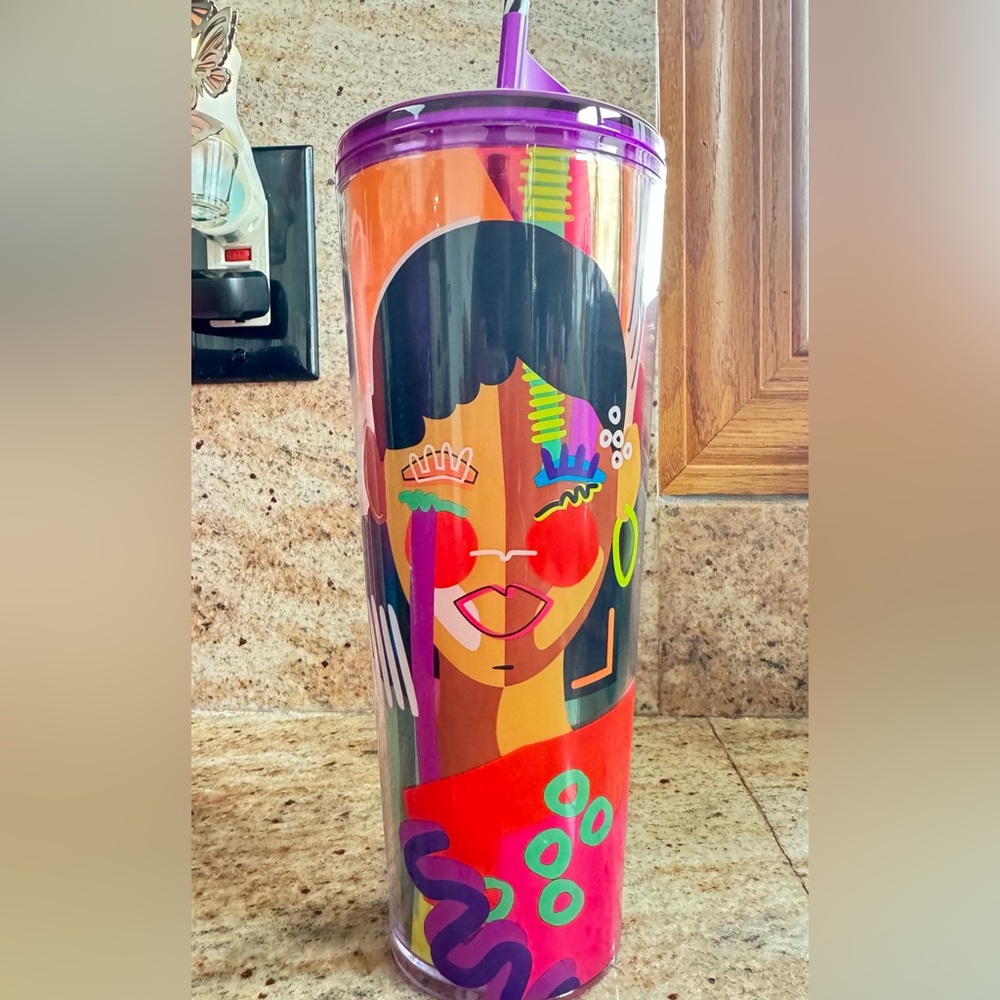 New limited edition she is her Starbucks cold tumbler.